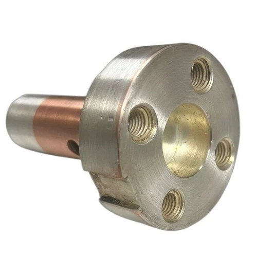 Round Silver and Brown