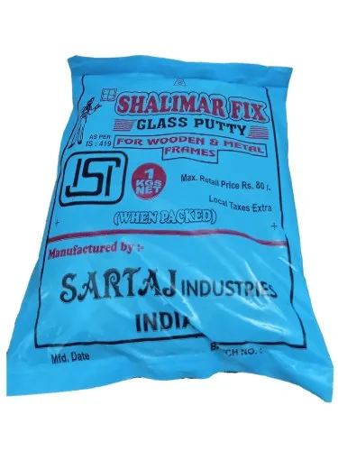 Sartaj Shalimar Fix Glass Putty, 1 Kg, Packet