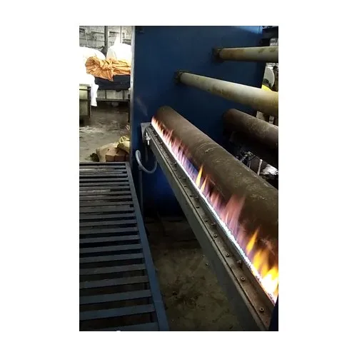 Semi-Automatic Automatic Singeing Machine for Fabr