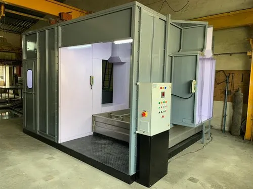 Side Draft Water Wash Booth, Automation Grade: Sem