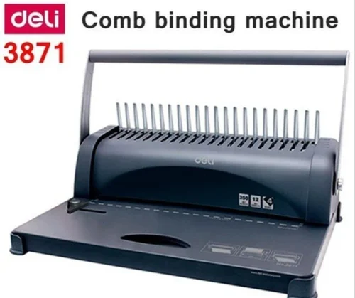 Spiral Plastic Comb Binding Machine, Model Name/Number: Deli in pune