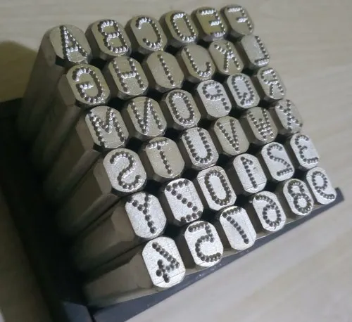 Stainless Steel Stamping Letter and Number Marking Punch, Tip Size: 2 mm
