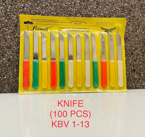 Steel Plastic Nova Serrated Knife
