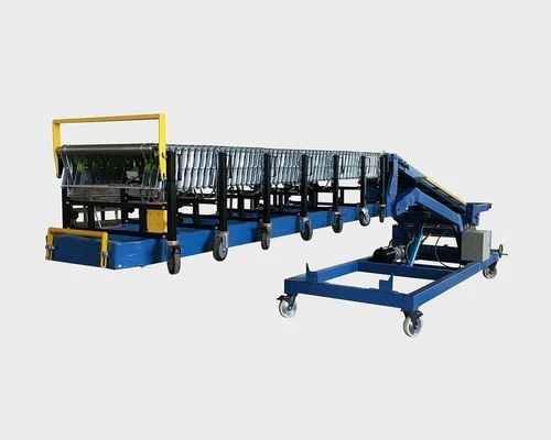 Telescopic PVC/Rubber Truck Loading Conveyo