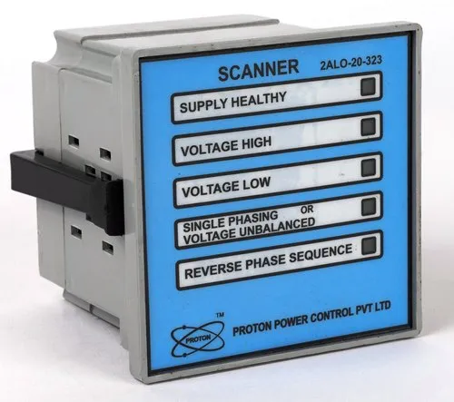 Three Phase Scanner Without Display MODEL- 2ALO-20-323, Dimension: 96 X 96, Voltage: 415