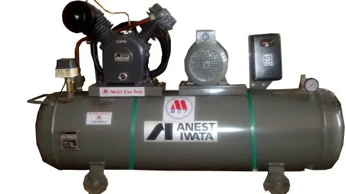 Two Stage Reciprocating Compressor, Air Tank Capac