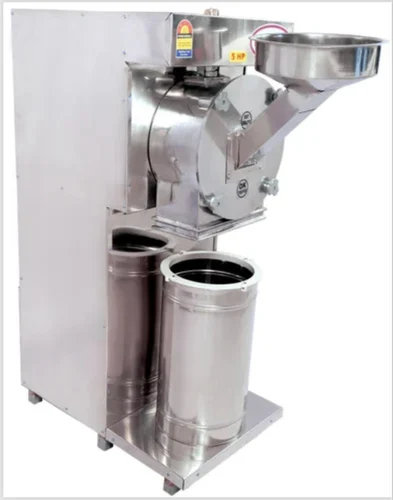 UTTAM INDUSTRY Stainless Steel 5 HP Three in One Automatic SS Pulveriser, For Commercial