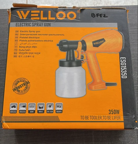 Welloo Electric Spray Gun, 2 mm