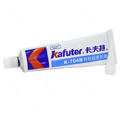 White (Base) Kafuter K-704B Silicone Sealant