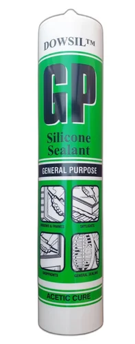 White Dowsil Gp Silicone Sealant
