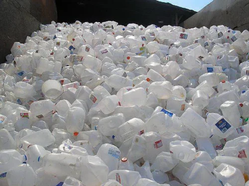 White Loosely Packed HDPE Bottle Scrap
