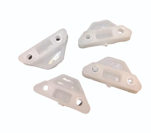 White Plastic Fasteners, 100 Pieces