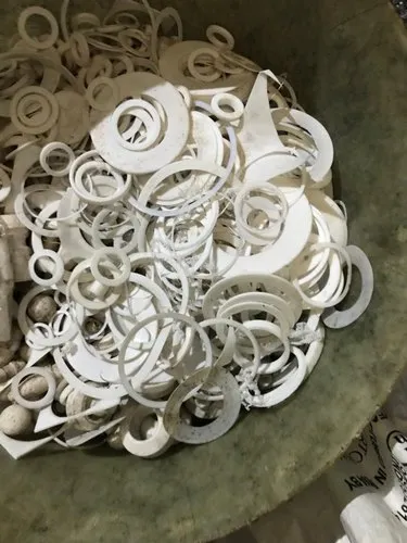 White PTFE Teflon Scrap