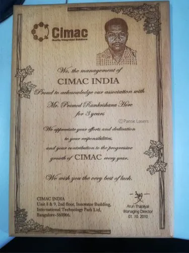 Wooden Laser Engraving Service, In India