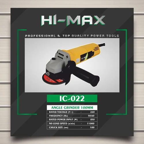 Yellow Hi-Max Angle Grinder 801 IC022