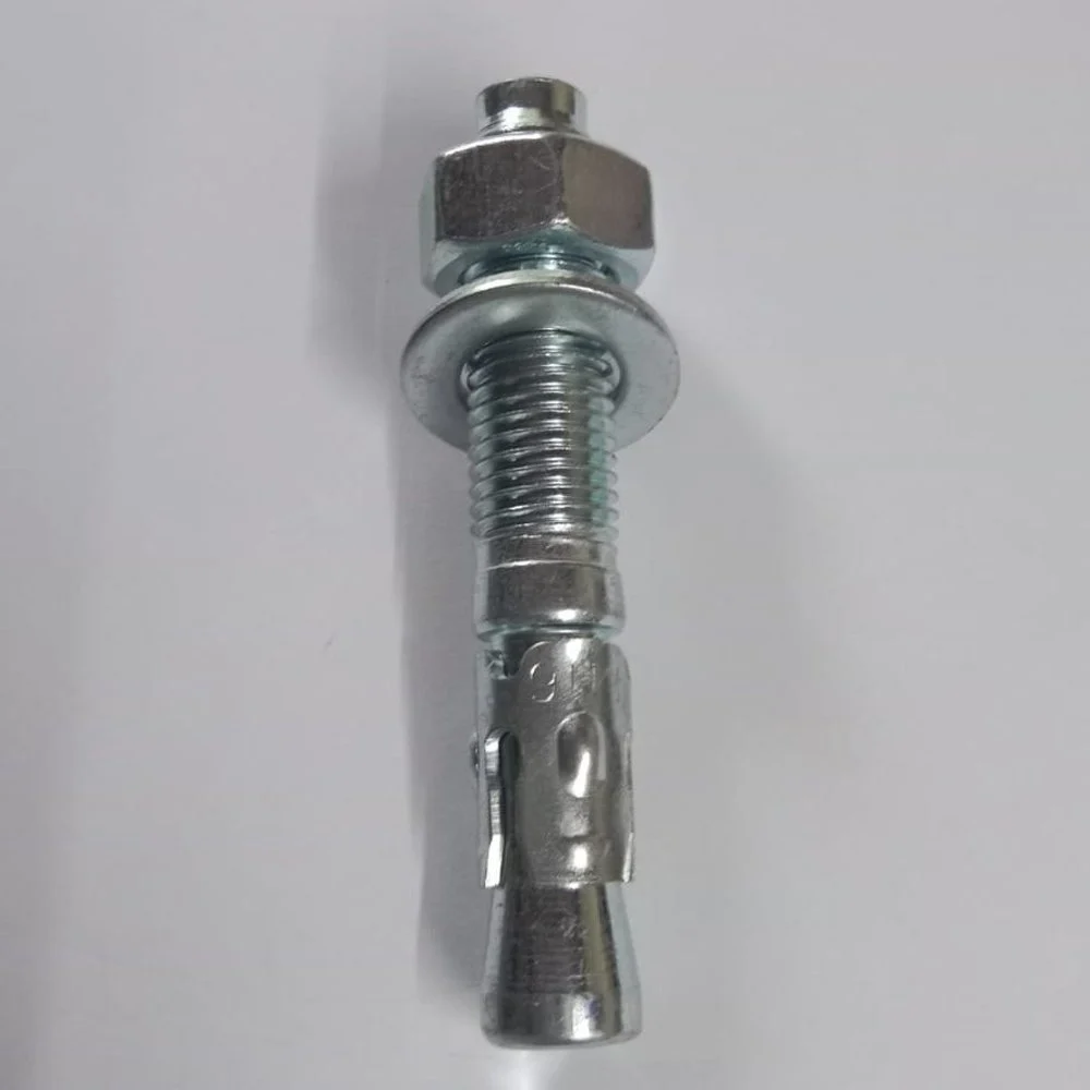 Zinc Plating 100mm Mild Steel Wedge Anchors